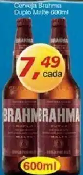 Supermercados Guanabara Cerveja Brahma Duplo Malte 600ml oferta