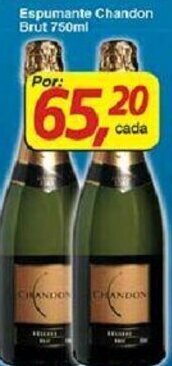 Supermercados Guanabara Espumante Chandon Brut 750ml oferta