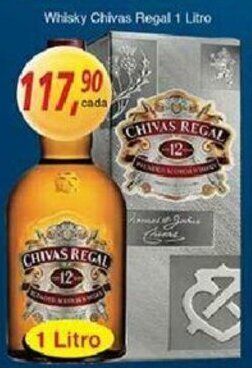 Supermercados Guanabara Whisky Chivas Regal 1L oferta