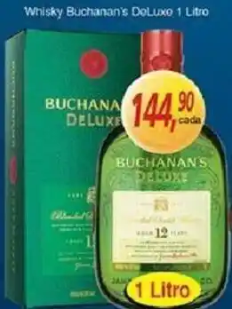Supermercados Guanabara Whisky Buchman's De Luxe 1L oferta