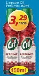 Supermercados Guanabara Limpador Cif Perfumes 450ml oferta