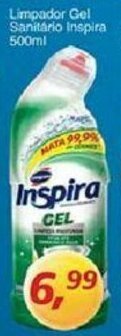 Supermercados Guanabara Limpador Gel Sanitario Inspira 500ml oferta