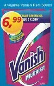Supermercados Guanabara Alvejante Vanish refil 500ml oferta