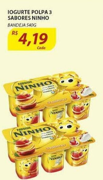 Assaí Atacadista Iogurte Polpa 3 Sabores Ninho 540g oferta