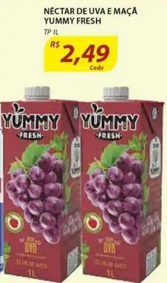 Assaí Atacadista Nectar de Uva E Maca Yummy Fresh 1L oferta