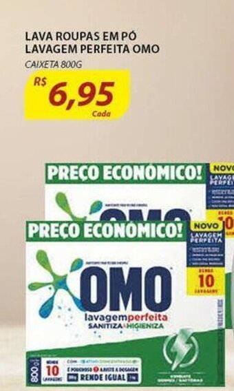 Assaí Atacadista Lava roupas em po lavagem Perfeita Omo 800g oferta