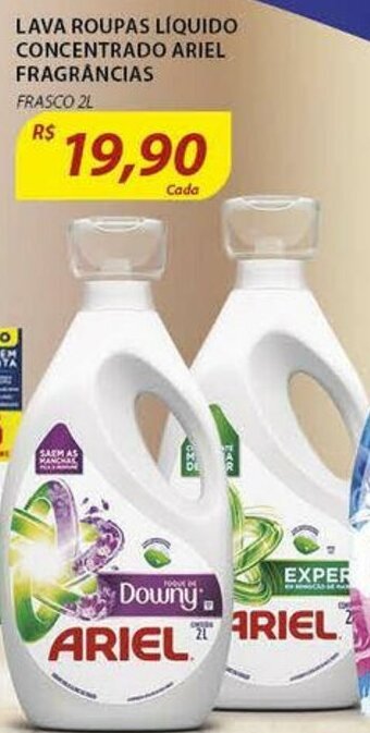 Assaí Atacadista Lava roupas Liquido Concentrado Ariel Fragrancias 2L oferta