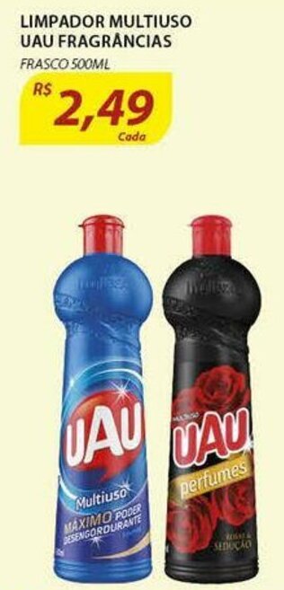 Assaí Atacadista Limpador Multiuso Uau Fragrancias 500ml oferta
