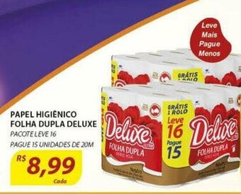 Assaí Atacadista Papel Higiénico folha dupla Deluxe oferta