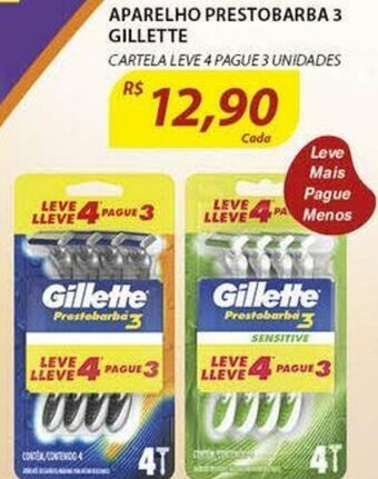 Assaí Atacadista Aparelho Prestobarba Gillette oferta