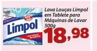 Confiança Supermercados Lava Louças Limpol Em Tablete Para Máquinas De Lavar 500g oferta