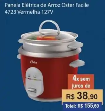 Copercana Panela Elétrica de Arroz Oster Facile 4723 Vermelha 127V oferta
