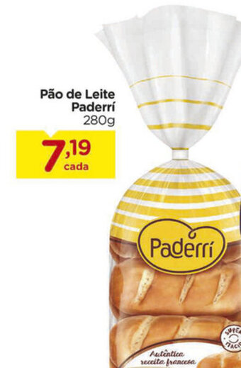 Carrefour Pao de Leite paderri 280g oferta