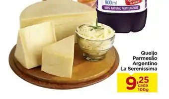 Carrefour Quiejo Parmesao Argntino La Serenissima 100g oferta