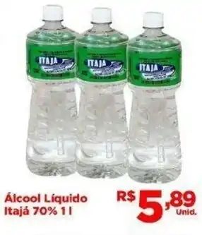 Alcool Liquido Itaja 70% 1L