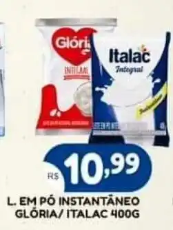 L. EM PÓ INSTANTANEO GLÓRIA/ITALAC 400G