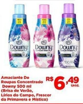 Tatico Amaciante de Roupas Concentrado Downy 500ml oferta