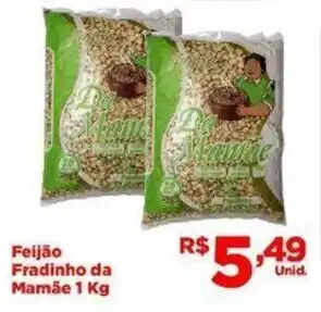 Tatico Feijao Fradinho da Mamae 1kg oferta