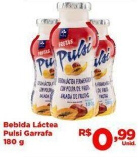 Bebida Lactea Pulsi Garrafa 180g