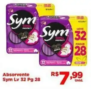 Tatico Absorvente Sym Lv 32 Pg 28 oferta