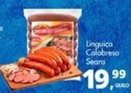 Delta Supermercados Linguiça Calabresa Seara oferta