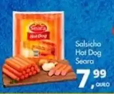 Delta Supermercados Salsicha Hot Dog Seara oferta