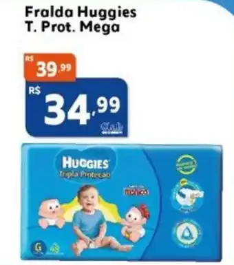 GoodBom Fralda Huggies T. Prot. Mega oferta