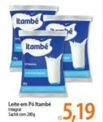 Atacadão Leite em po Itambe integral 200g oferta