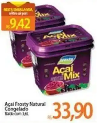 Atacadão Acai Frosty Natural Congelado 3.6L oferta