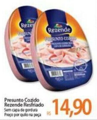 Atacadão Presunto Cozido Rezende Resfriado oferta