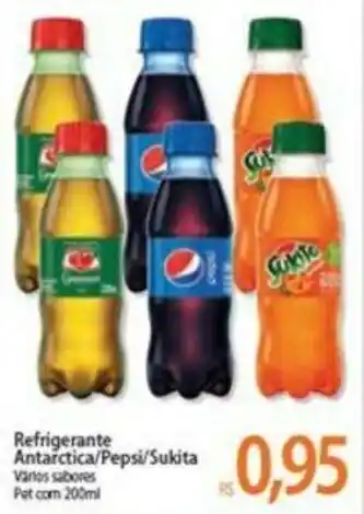 Atacadão Refrigerante Antarctica/ Pepsi/ Sukita 200ml oferta