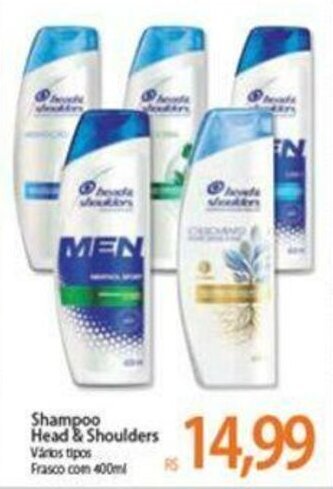 Atacadão Shampoo Head & Shoulders 400ml oferta