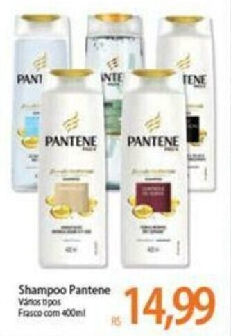 Atacadão Shampoo Pantene 400ml oferta