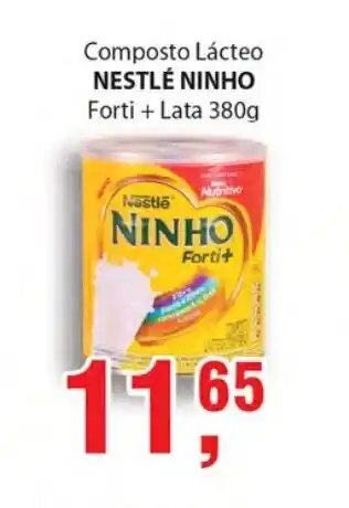 Supermercados Mundial Composto lacteo Nestle Ninho Forti + Lata 380g oferta