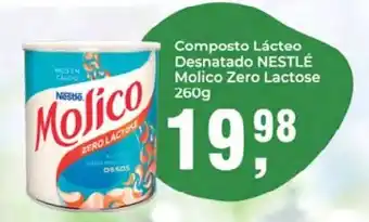 Supermercados Mundial Composto Lacteo Desnatado Nestle Molico Zero lactose 260g oferta