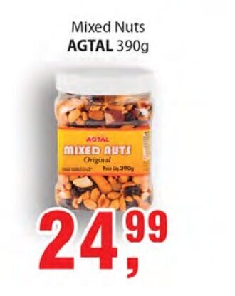 Mixed Nuts Agtal 390g