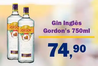 Gin Inglês Gordon's 750ml