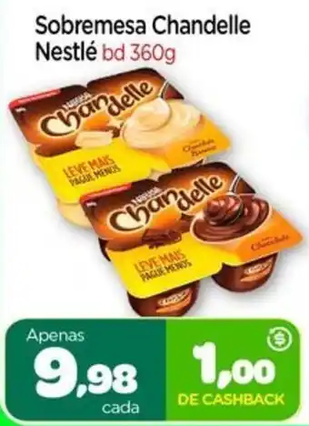 Nordestão Sobremesa Chandelle Nestlé bd 360g oferta