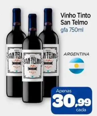 Nordestão Vinho Tinto San Telmo gfa 750ml oferta