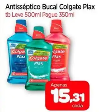 Nordestão Antisséptico Bucal Colgate Plax tb Leve 500ml Pague 350ml oferta
