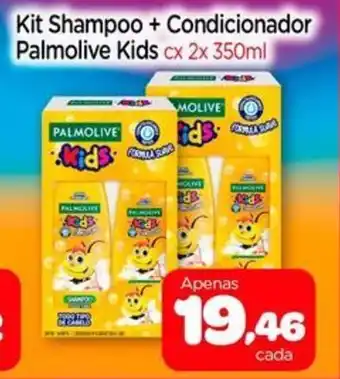 Nordestão Kit Shampoo + Condicionador Palmolive Kids cx 2x 350ml oferta
