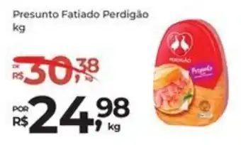 Super Luna Presunto Fatiado Perdigão kg oferta
