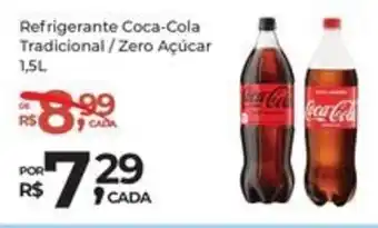 Super Luna Refrigerante Coca-Cola Tradicional/Zero Açúcar 1.5L oferta