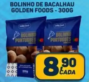 BOLINHO DE BACALHAU GOLDEN FOODS - 300G