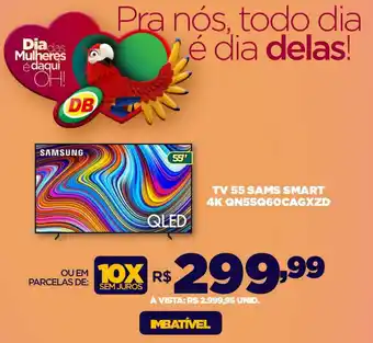 DB Supermercados TV 55 SAMS SMART 4K QN55Q60CAGXZD oferta