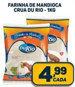 Dom Atacadista FARINHA DE MANDIOCA CRUA DU RIO - 1KG oferta
