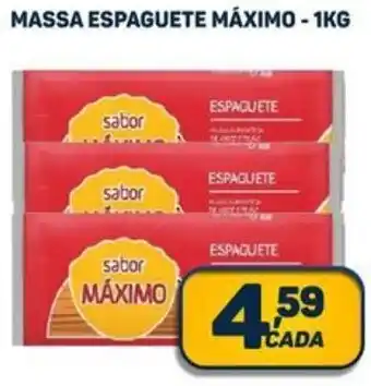 Dom Atacadista MASSA ESPAGUETE MÁXIMO - 1KG oferta