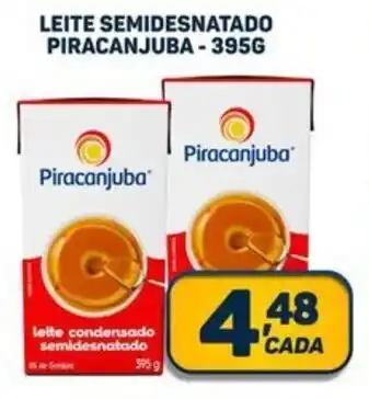 Dom Atacadista LEITE SEMIDESNATADO PIRACANJUBA - 395G oferta