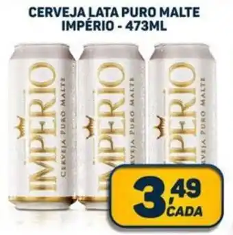 Dom Atacadista CERVEJA LATA PURO MALTE IMPÉRIO - 473ML oferta