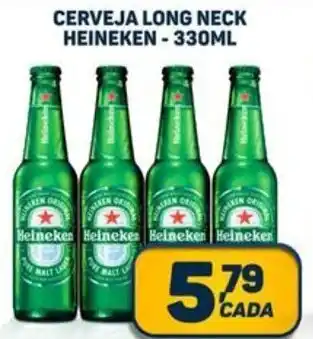 Dom Atacadista CERVEJA LONG NECK HEINEKEN - 330ML oferta